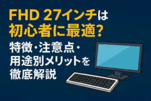 FHD 27インチは初心者に最適？特徴・注意点・用途別メリットを徹底解説